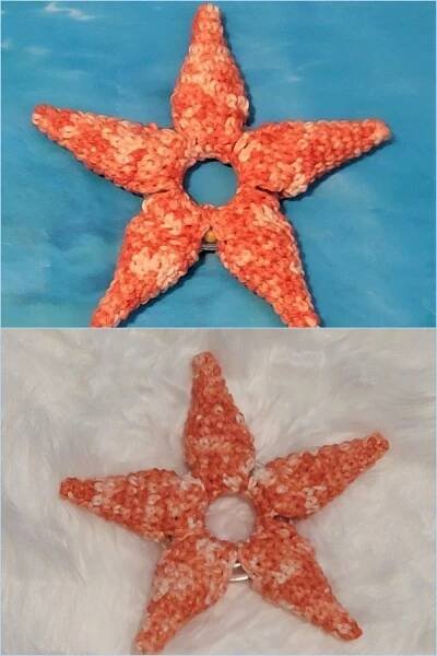 Crochet Starfish Baby Rattle Pattern