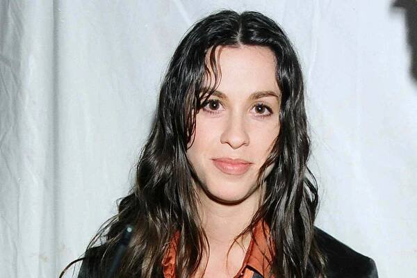 Alanis Morissette during 1995 MTV Video Music Awards Show at Radio City Music Hall in New York City, New York, United States. 