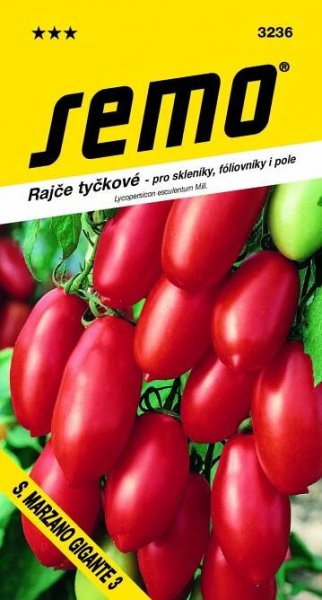 SEMO S. Marzano Gigante 3 rajče tyčkové 30 ks