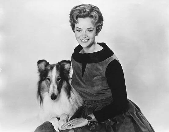 June Lockhart and Lassie