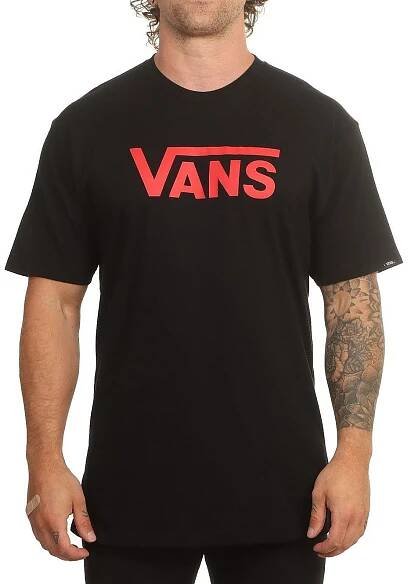 tričko Vans Classic - Black/Reinvent Red