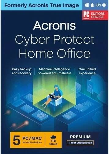 Acronis Cyber Protect Home Office Premium 5 lic. 1 rok (HORASHLOS)