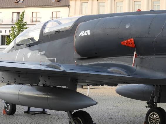 Senzací se v Čáslavi stal letoun Alca L-159