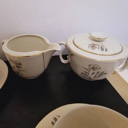 starý porcelánový čajový/kávový servis Epiag | Aukro