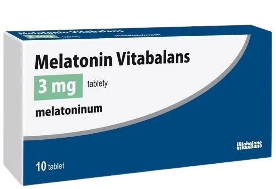 Fotografie Vitabalans Melatonin 3 mg 10 tablet