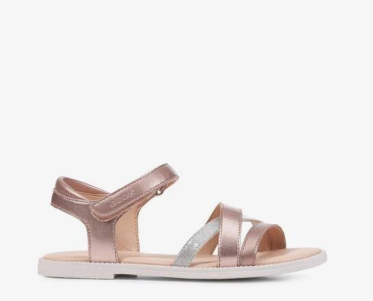 Geox - Růžové dívčí sandály Geox Sandal Karly | ZOOT.cz