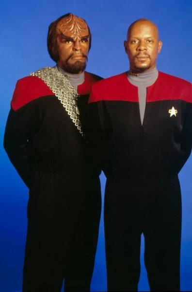 Michael Dorn and Avery Brooks