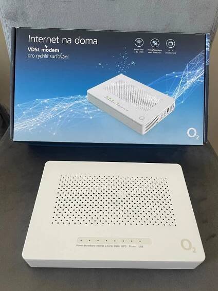 O2 modem, internet,tv