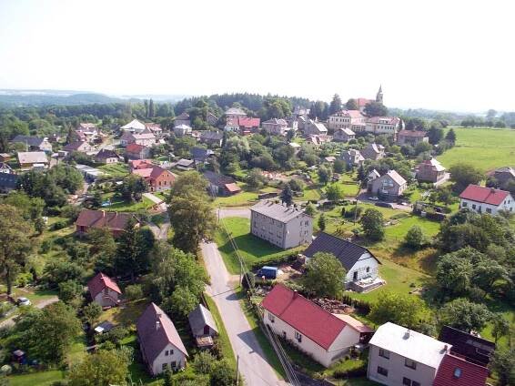 Letecké snímky – Městys Včelákov
