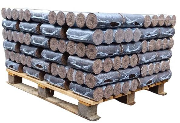 DŘEVNÍ BRIKETY EXTRALONG - 540 kg paleta