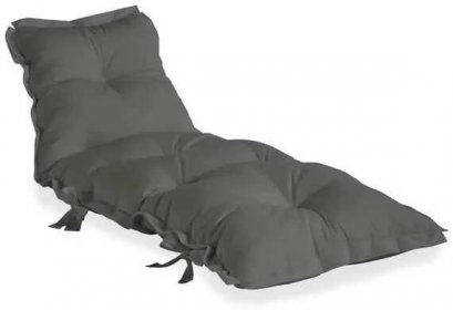 SIT and SLEEP out (nepromokavý futon) karup - 80x200cm - dark grey