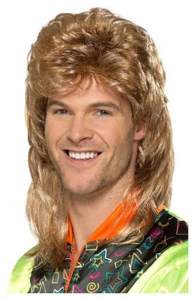 Pánská retro paruka - Mullet