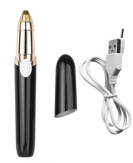 USB dobíjecí elektrický zastřihovač obočí holicí strojek Odstranění chloupků Přenosné nástroje na líčení Ženy Epilátor Obličej Brada Rty Nos Odstraňovač chloupků