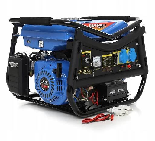 Benzínová elektrocentrála 5,2kW / 7HP, 3000W, Kraft&Dele KD143