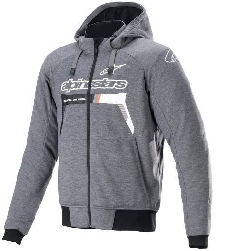 Alpinestars Chrome Ignition Hoodie dark grey / white L