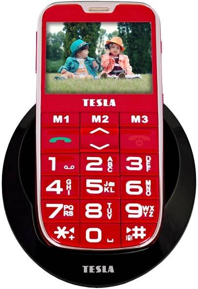 Mobilní telefon Tesla SimplePhone A50 (TAMBPSNA50RD) červený