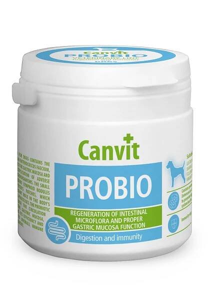 Canvit Probio pro psy 100g - podpora trávení a imunity s probiotiky