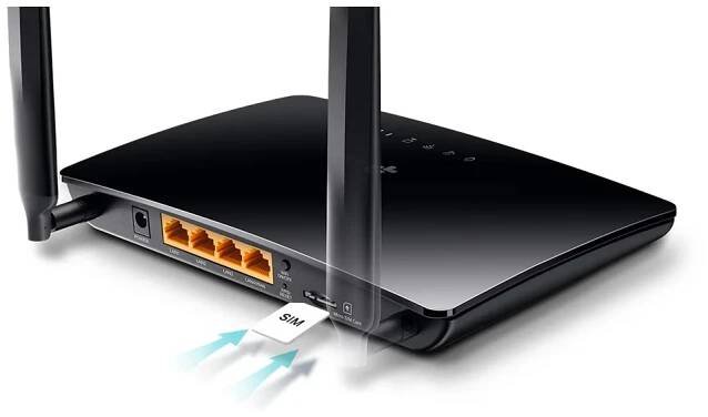 TP-Link Archer MR200 4G LTE WiFi AC750 Router, 4xFE ports