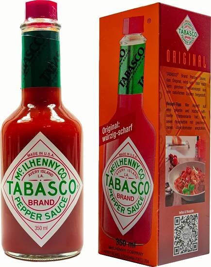 Food-United Original Tabasco Pepper Sauce Soße 1 Produktbild 