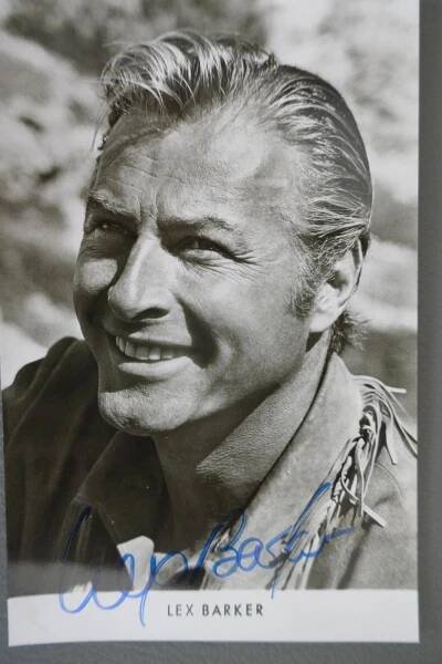 LEX BARKER (OLD SHATTERHAND) americký herec - Ostatní sběratelské předměty