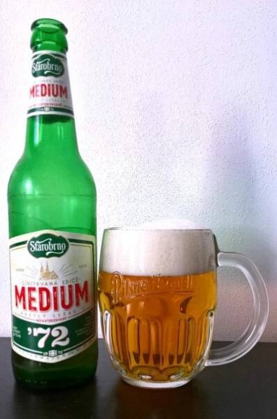 Starobrno medium ´72 (Pivovar Starobrno) - světlý ležák - hodnocení piva
