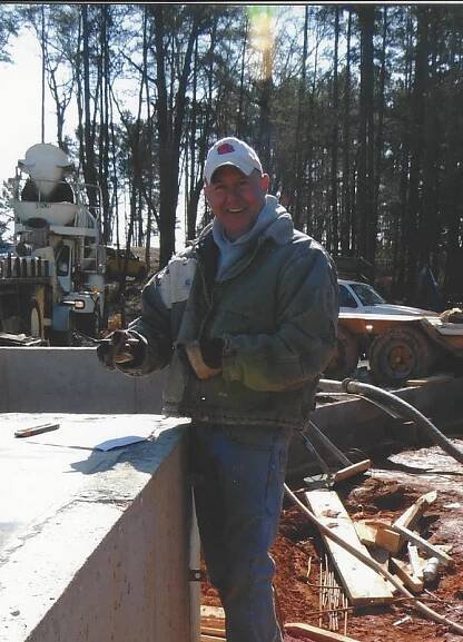 Tony Young at work