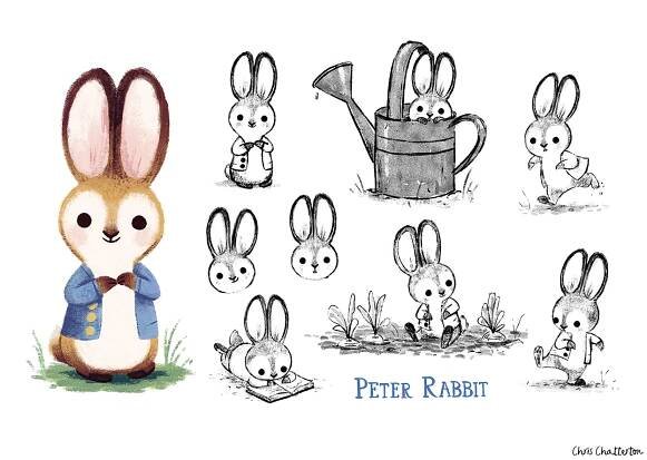 Chris Chatterton - Illustrator & Author - Peter Rabbit by Chris Chatterton