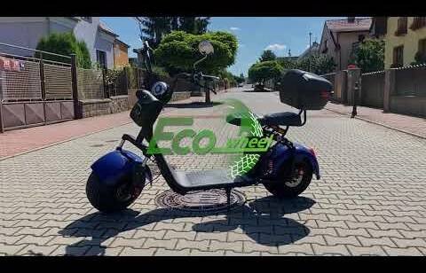Elektrická chopper koloběžka Ecowheel GR7 1000W / Electric scooter EcoWheel GR7 1000W
