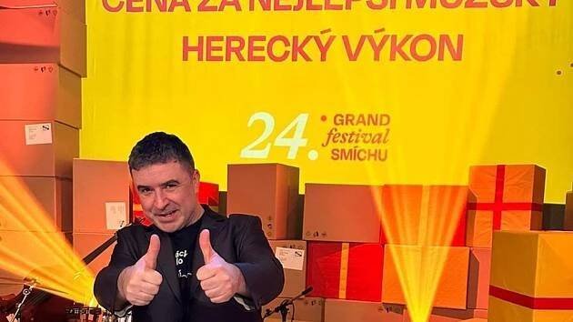 Zdeněk Trčálek je nejlepším komediálním hercem v Česku, oslnil v Pardubicích