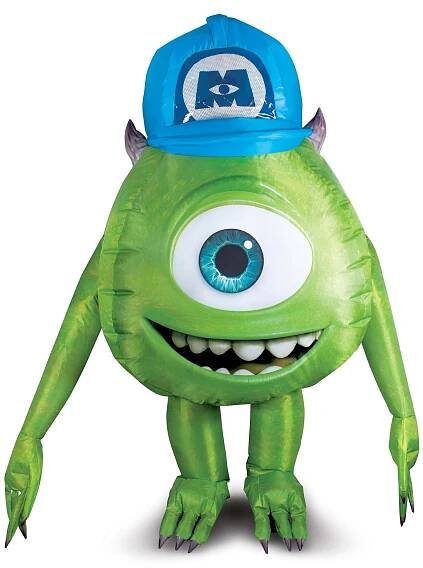 Monsters Inc Mike Wazowski Inflatable Adult Costume 