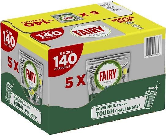 Jar Platinum All In One Giga Pack Lemon tablety do myčky 140 ks