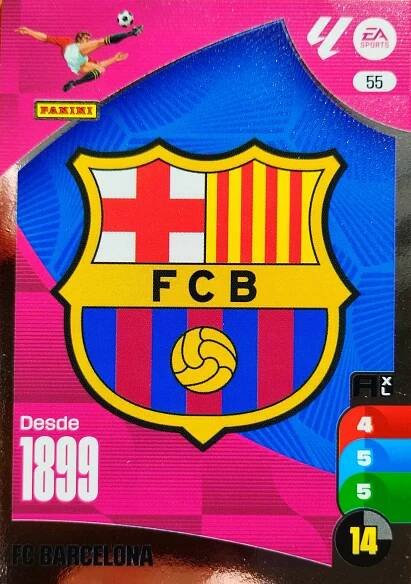PANINI LA LIGA 2024-25 2025 LOGO 55 FC BARCELONA