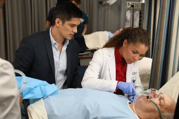 Dobrý doktor - 22 kroků - Z filmu - Nicholas Gonzalez, Antonia Thomas, Paul Dooley