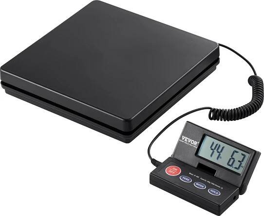 VEVOR váha na balíky plošinová váha na dopisy průmyslová váha s rozsahem vážení 10g-50kg