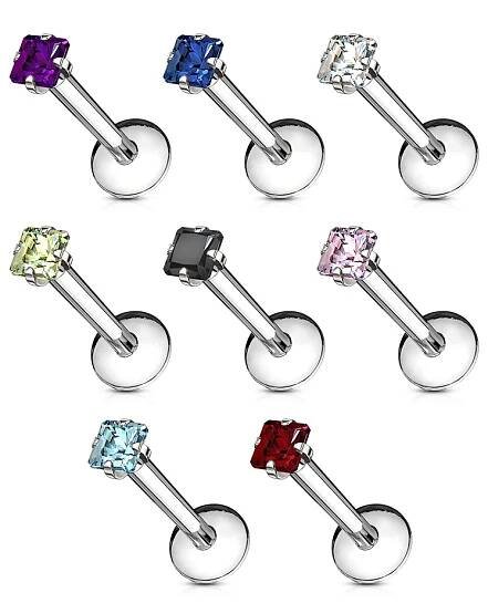 Piercing do brady labreta - hvězda 3 mm | Šperky4U.eu 