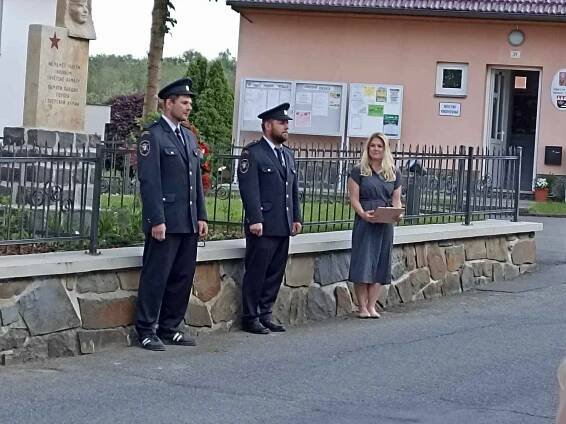 V Horních Těšicích si připomněli 79. výročí osvobození vesnice