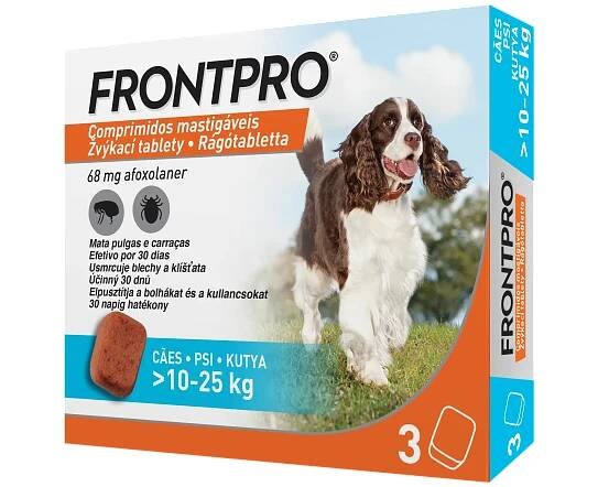 Frontpro 68mg 10-25kg 3 žvýkací tablety | Alphega.cz