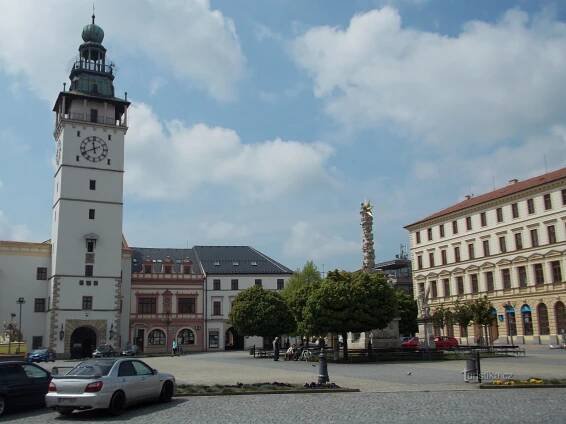 Radnice na Masarykově náměstí ve Vyškově