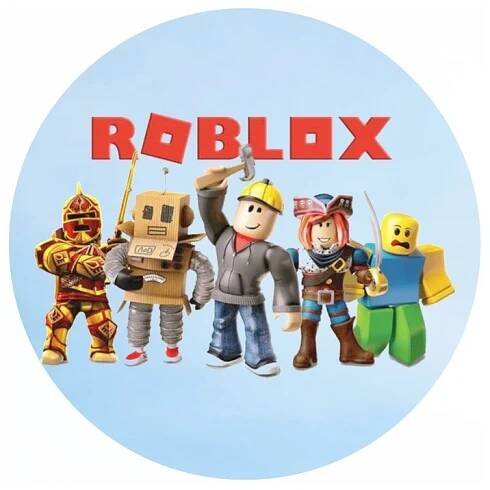 jedlý papír roblox modrý