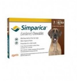 Simparica 120mg Chewable Tablets For Dogs >40-60 kg (88-132 lbs)