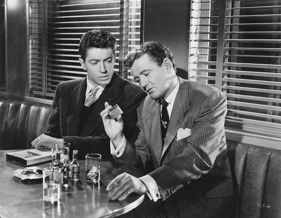 Farley Granger, Robert Walker - Cizinci ve vlaku - Z filmu