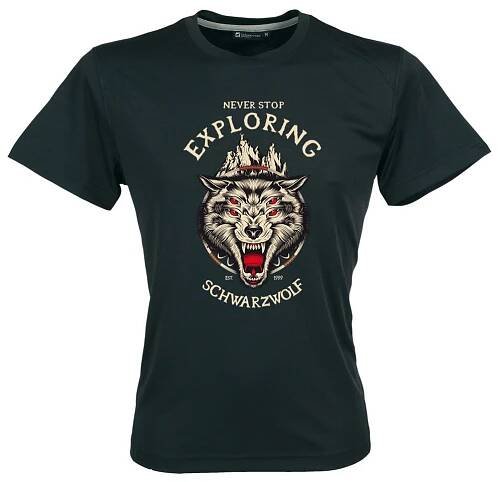SCHWARZWOLF COOL SPORT MEN funkční tričko černá | Schwarzwolf outdoor