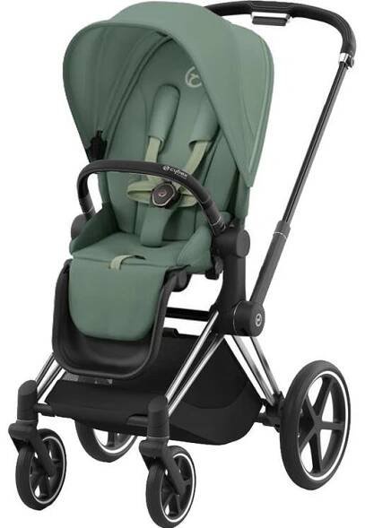 Kočárek Kočárek CYBEX Priam Chrome Black Seat Pack 2024, leaf green