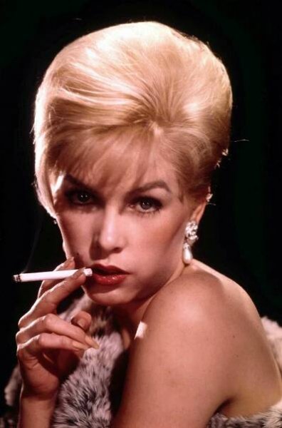 Stella Stevens In A Provocative Pose, Holding A Cigarette, 1950S.