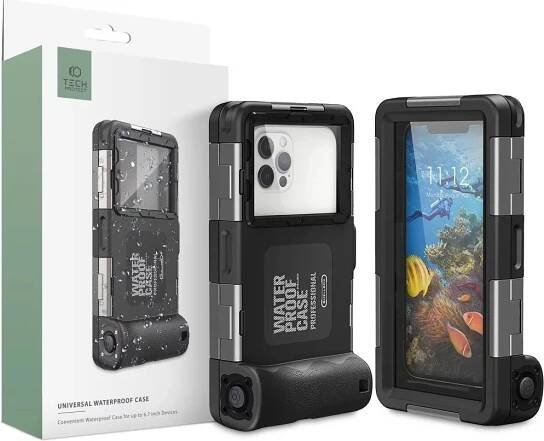 Pouzdro TECH-PROTECT IPX8 DIVING WATERPROOF CASE černé