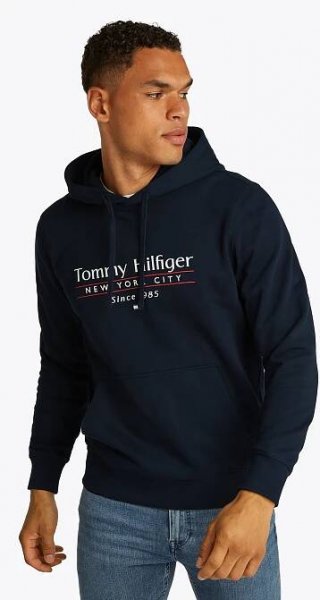 TOMMY HILFIGER Mikina – modrá: přední strana