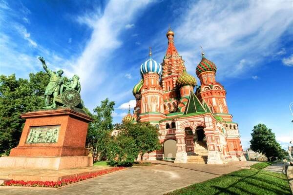 Moskva – Chrám Vasilije Blaženého – puzzle online