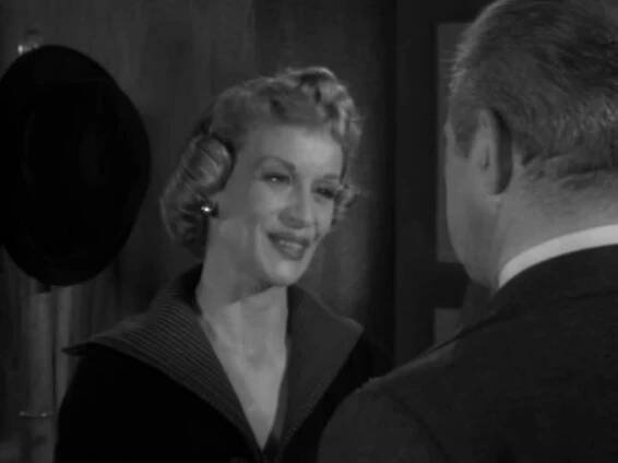 Claude Rains and Joan Banks in Alfred Hitchcock Presents (1955)