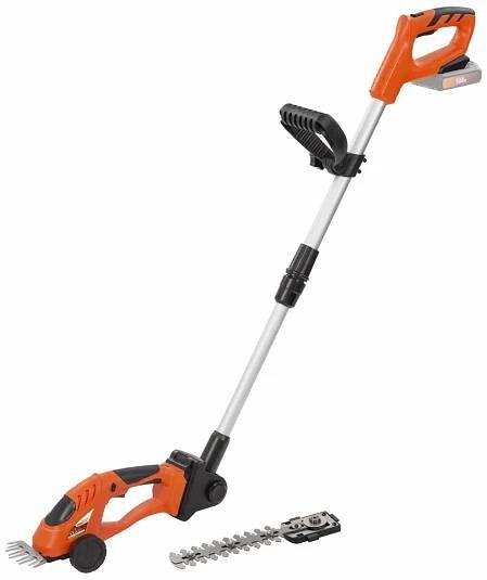 POWERPLUS Nůžky na trávu AKU 20V s tel. rukojetí (bez AKU)