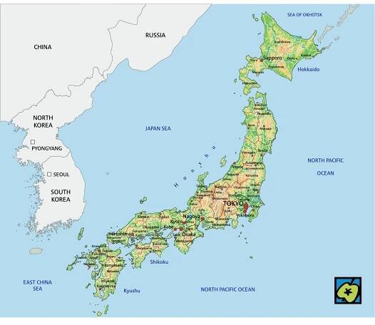 Japonsko: stát v Asii